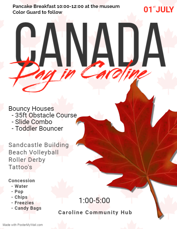 Canada Day in Caroline!