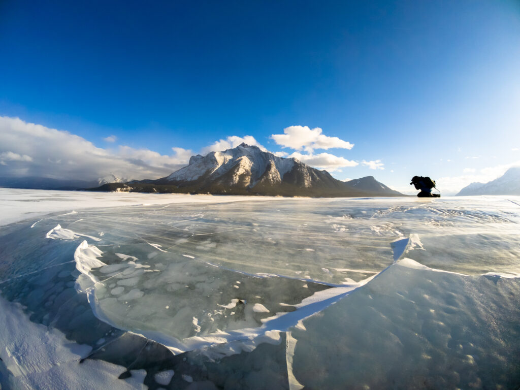 Mount Michener at Abraham Lake
