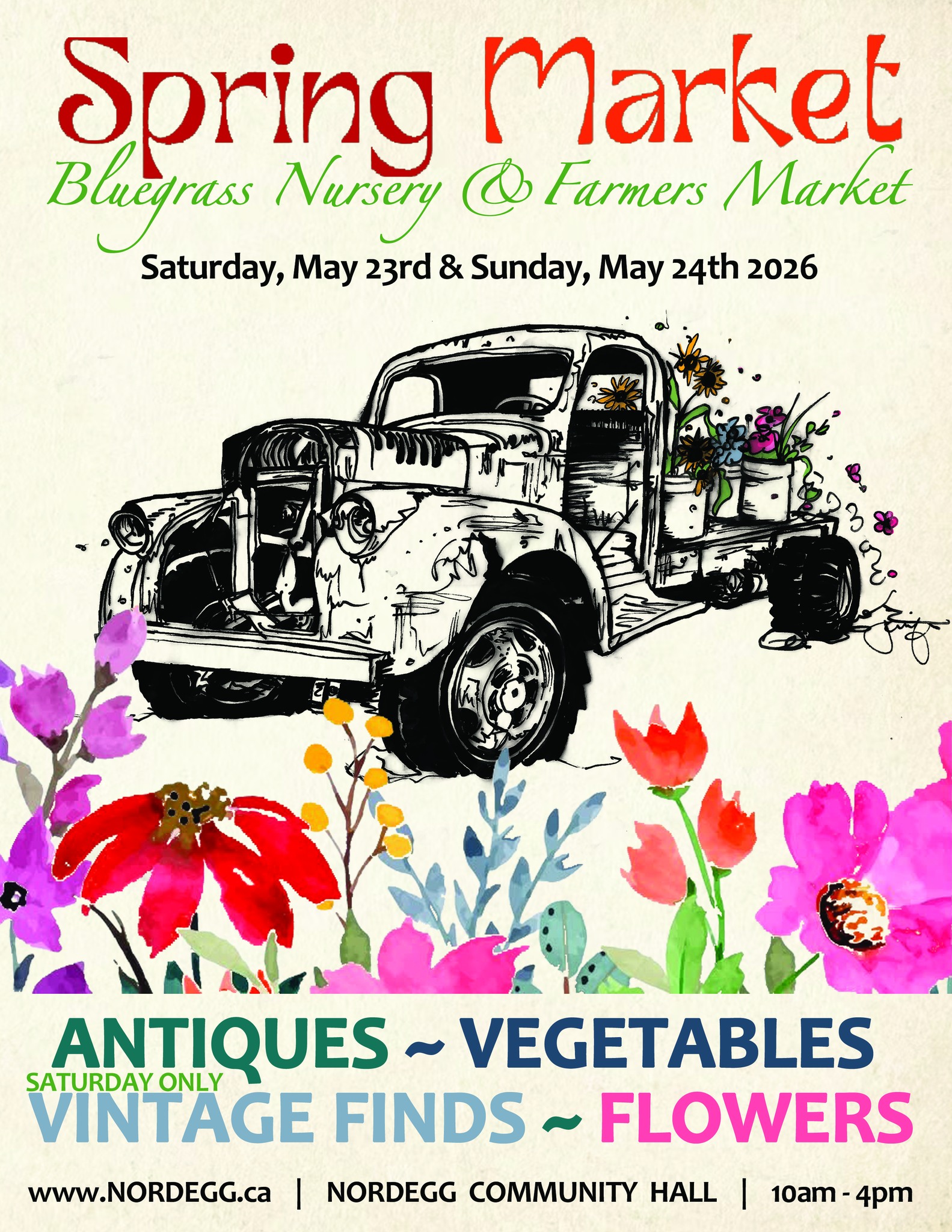 Spring Market 2026 Nordegg Spring Market | David Thompson Country